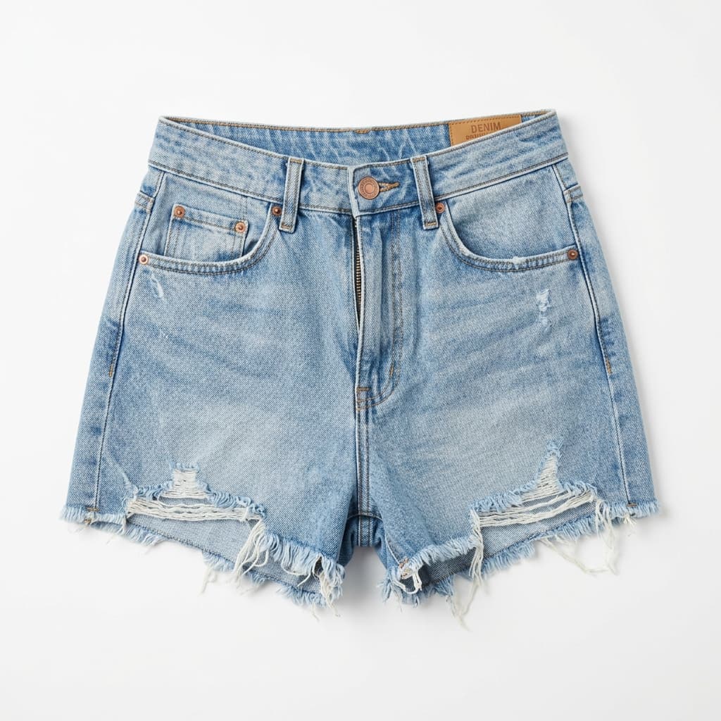 Quần Short Jean Nữ