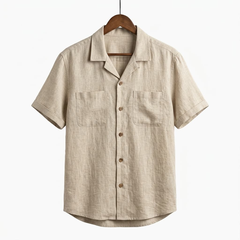 Áo Sơ Mi Linen Tay Ngắn