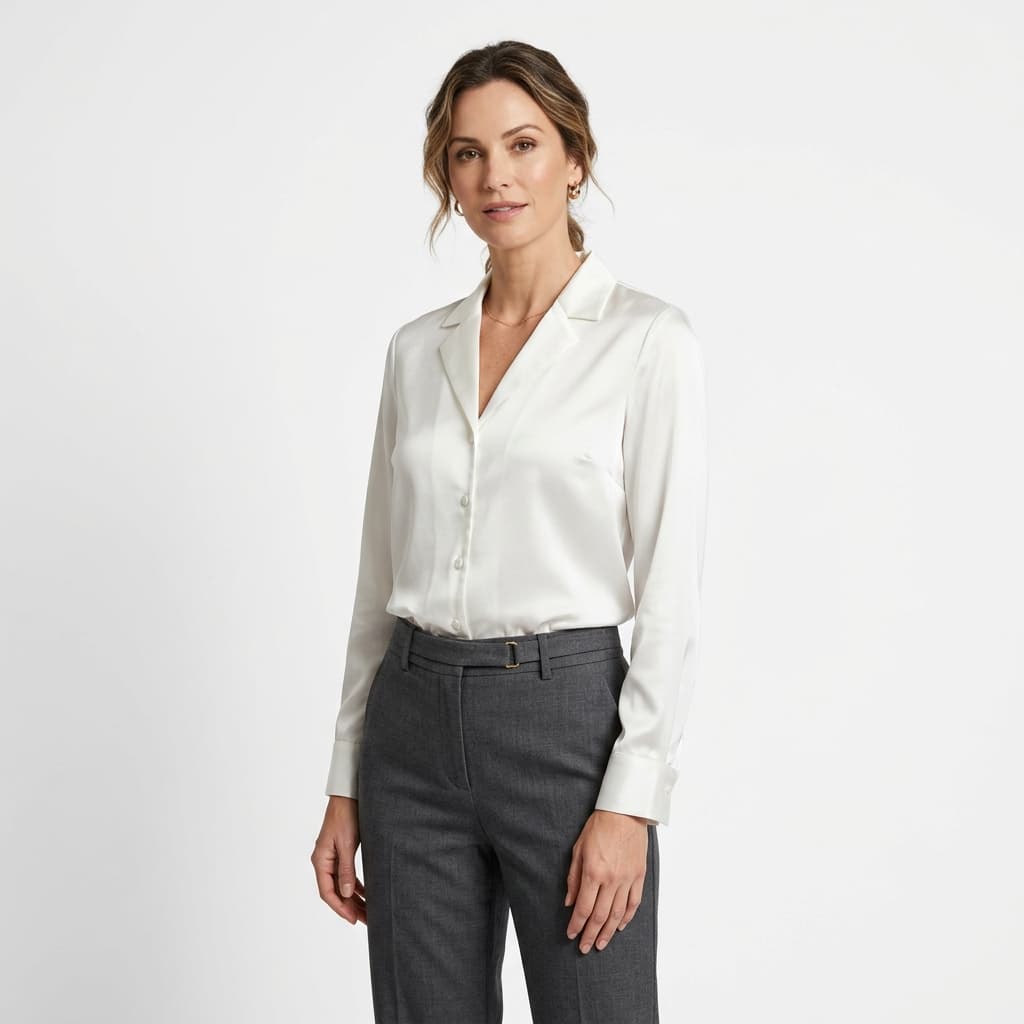 Áo Sơ Mi Cổ Vest Nữ